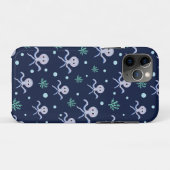 Süßes Octopus-Muster Case-Mate iPhone Hülle (Rückseite (Horizontal))