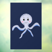 Süßes Octopus-Muster Fensteraufkleber (Blatt 3)