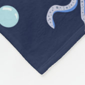 Süßes Octopus-Muster Fleecedecke (Ecke)