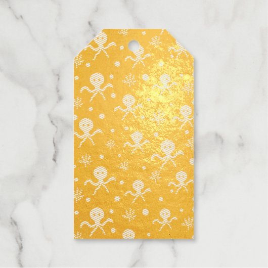 Süßes Octopus-Muster Geschenkanhänger (Vorderseite)