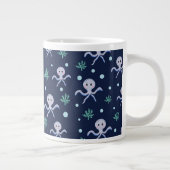 Süßes Octopus-Muster Jumbo-Tasse (Rechts)