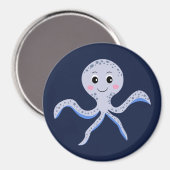 Süßes Octopus-Muster Magnet (Vorderseite/Rückseite)