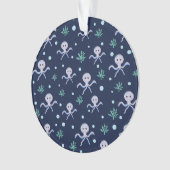 Süßes Octopus-Muster Ornament (Vorderseite)