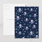 Süßes Octopus-Muster Postkarte (Vorne/Hinten)