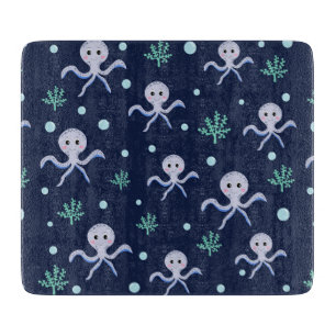 Süßes Octopus-Muster Schneidebrett