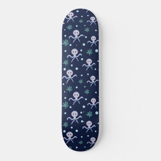 Süßes Octopus-Muster Skateboard (Vorderseite)