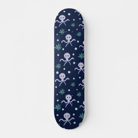 Süßes Octopus-Muster Skateboard (Vorne)