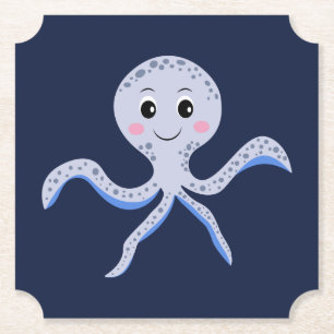 Süßes Octopus-Muster Untersetzer
