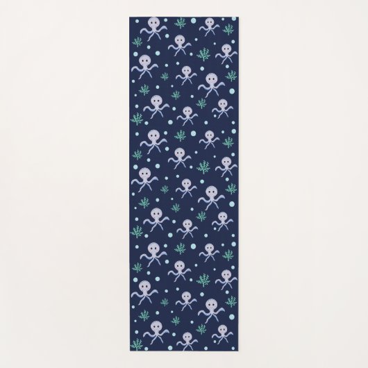 Süßes Octopus-Muster Yogamatte (Vorderseite)