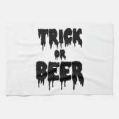 Süßes oder Bier Geschirrtuch (Horizontal)
