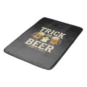 Süßes oder Bier Halloween Bier Design_1 Badematte (Schrägansicht)