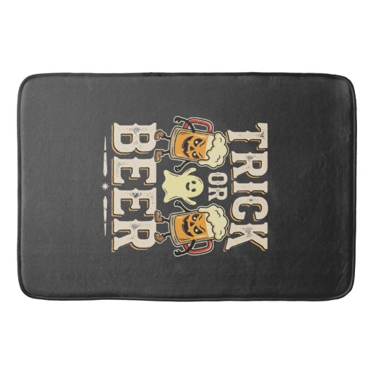 Süßes oder Bier Halloween Bier Design_1 Badematte (Vorderseite)