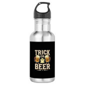 Süßes oder Bier Halloween Bier Design_1 Edelstahlflasche (Vorderseite)