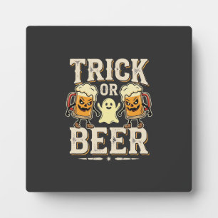 Süßes oder Bier Halloween Bier Design_1 Fotoplatte