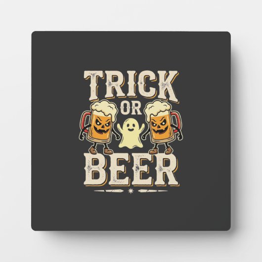 Süßes oder Bier Halloween Bier Design_1 Fotoplatte (Vorderseite)