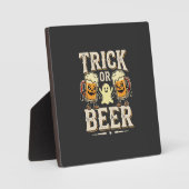 Süßes oder Bier Halloween Bier Design_1 Fotoplatte (Vorderseite)