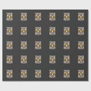 Süßes oder Bier Halloween Bier Design_1 Geschenkpapier