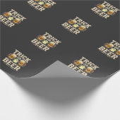 Süßes oder Bier Halloween Bier Design_1 Geschenkpapier (Ecke)