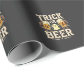 Süßes oder Bier Halloween Bier Design_1 Geschenkpapier (Rolleneckpunkt)