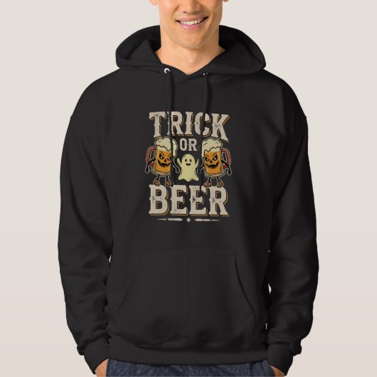 Süßes oder Bier Halloween Bier Design_1 Hoodie (Vorderseite)