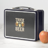 Süßes oder Bier Halloween Bier Design_1 Metall Brotdose (Beispiel)