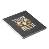 Süßes oder Bier Halloween Bier Design_1 Notizblock (angewinkelt)