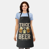 Süßes oder Bier Halloween Bier Design_1 Schürze (Getragen)