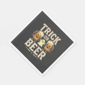 Süßes oder Bier Halloween-Bier-Design_1 Serviette (Ecke)