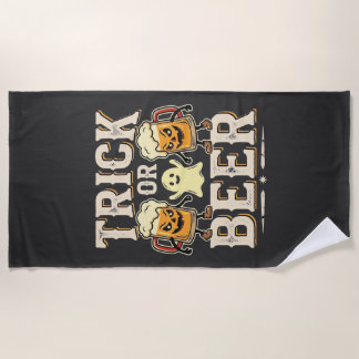 Süßes oder Bier Halloween Bier Design_1 Strandtuch