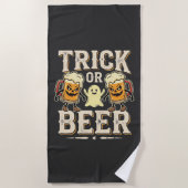 Süßes oder Bier Halloween Bier Design_1 Strandtuch (Vorderseite)