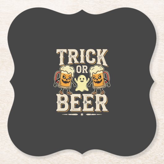 Süßes oder Bier Halloween Bier Design_1 Untersetzer (Vorderseite)