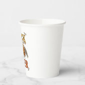 Süßes oder Bier Halloween-Kürbis-Tasse Skeletthänd Pappbecher (Links)