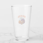 Süßes oder Bier Halloween-Kürbis-Tasse Spinnennetz Glas (Rückseite)