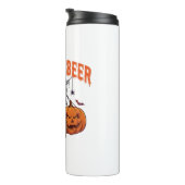 Süßes oder Bier Halloween-Kürbis-Tasse Spinnennetz Thermosbecher (Nach rechts gedreht)