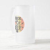 SÜßES ODER BIER - HALLOWEEN MATTGLAS BIERGLAS (Vorderseite Links)