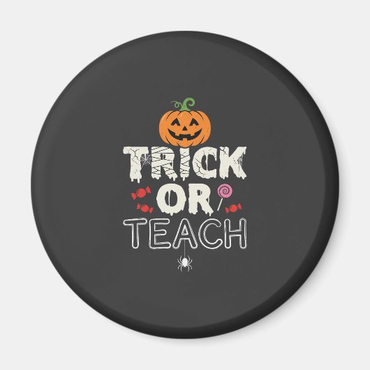 Süßes oder Lehrendes Halloween-Lehrer-Design (2)_1 Magnet (Vorne)