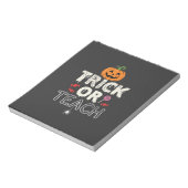 Süßes oder Lehrendes Halloween-Lehrer-Design (2)_1 Notizblock (Rotiert)