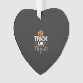 Süßes oder Lehrendes Halloween-Lehrer-Design (2)_1 Ornament (Vorderseite)