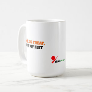 Süßes oder Saures, beschnüffle meine Füße Lustig Kaffeetasse