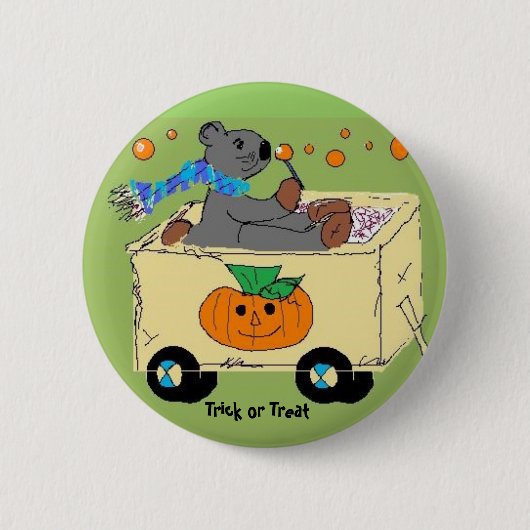 Süßes oder Saures Button (Vorderseite)