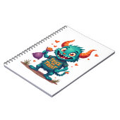 Süßes oder Saures Candy Monster � Halloween T-Shir Notizblock (Linke Seite)