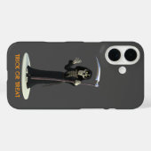 Süßes oder Saures. Cartoon-Todesengel Case-Mate iPhone Hülle (Rückseite (Horizontal))