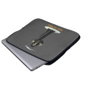 Süßes oder Saures. Cartoon-Todesengel Laptopschutzhülle (Vorne Knopf)