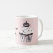 Süßes oder Saures Cupcake Kürbis Kaffeetasse (VorderseiteRechts)