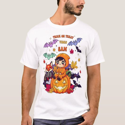 Süßes oder Saures Cute Halloween T-Shirt (Vorderseite)