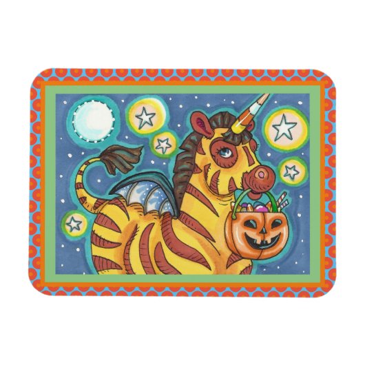 SÜßES ODER SAURES FLEDERMAUSFLÜGEL STREIFENZEBRA, MAGNET (Horizontal)