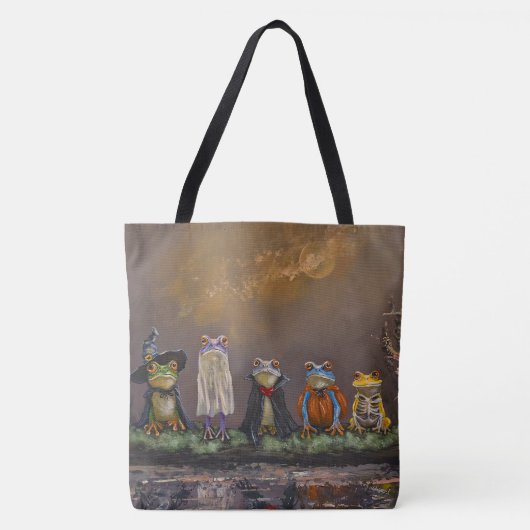 Süßes oder Saures (Froschversion) Tasche (Vorderseite)