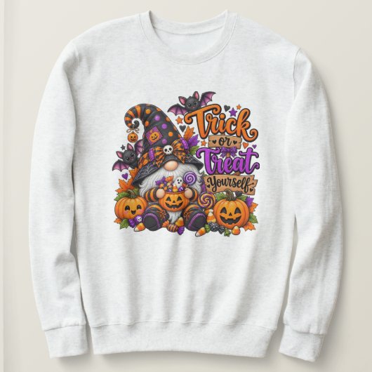 Süßes oder Saures für dich selbst Sweatshirt (Design vorne)