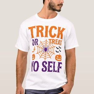 Süßes oder Saures für dich selbst Vintage Hallowee T-Shirt