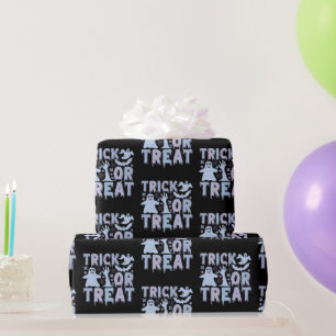 Süßes oder Saures Geister Süße Schwarze Halloween Geschenkpapier